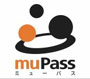 「muPass」(ミューパス)ロゴ