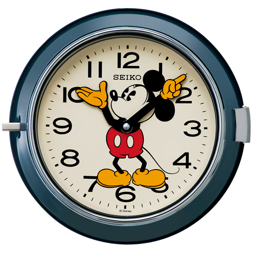 大人ディズニーシリーズより ロングセラーモデルとミッキーマウスの出会いレトロモダンな掛時計が新登場 ニュース セイコータイムクリエーション株式会社