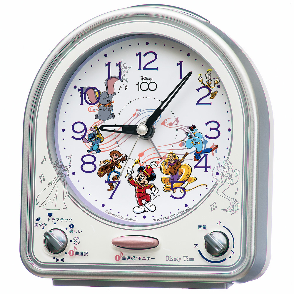 ディズニー100周年を祝したクラシカルな掛時計を200台限定で発売