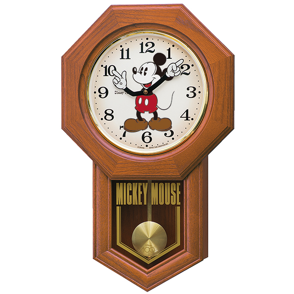 ディズニー100周年を祝したクラシカルな掛時計を200台限定で発売