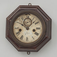 テンプ式小型八角掛時計