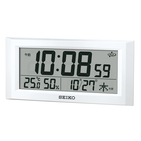 SQ433S | 温度・湿度表示付 | セイコータイムクリエーション株式会社