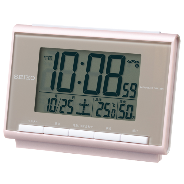 SQ698S 温度・湿度表示付 セイコータイムクリエーション株式会社